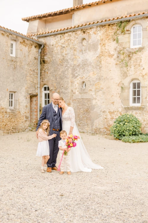 robe événement mariage gris marron